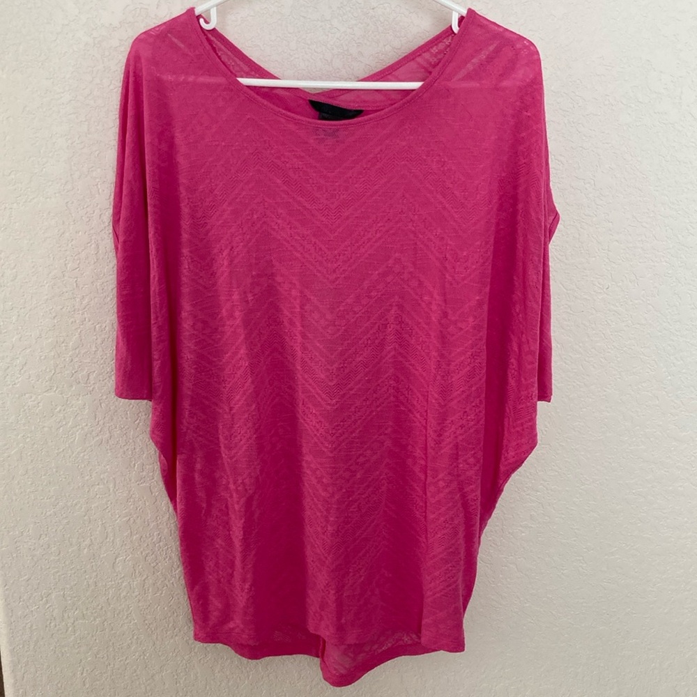 Rock Batwing Cross Back Top